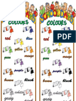 Colours Book Marks