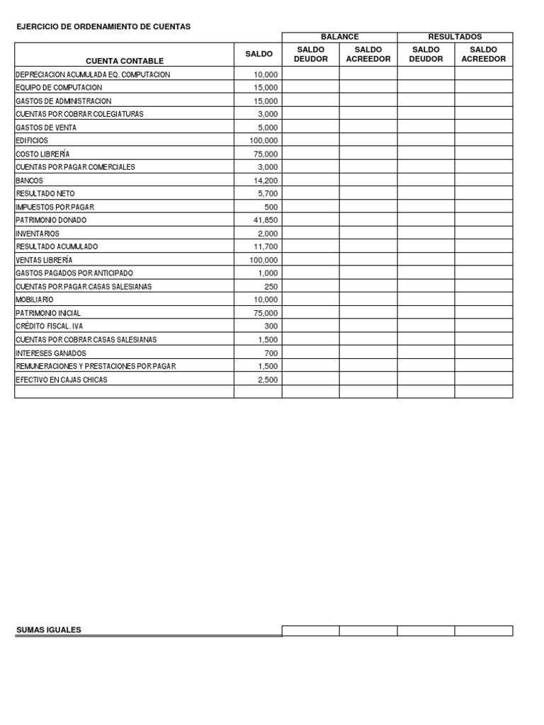 Ejercicios de Practica de Contabilidad PDF Calculadora Contabilidad