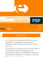 Diapositivas Digitales - Descubriendo La Conservacion de La Energia Mecanica