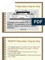 MOSFET Operation: Step by Step MOSFET Operation: Step-by-Step