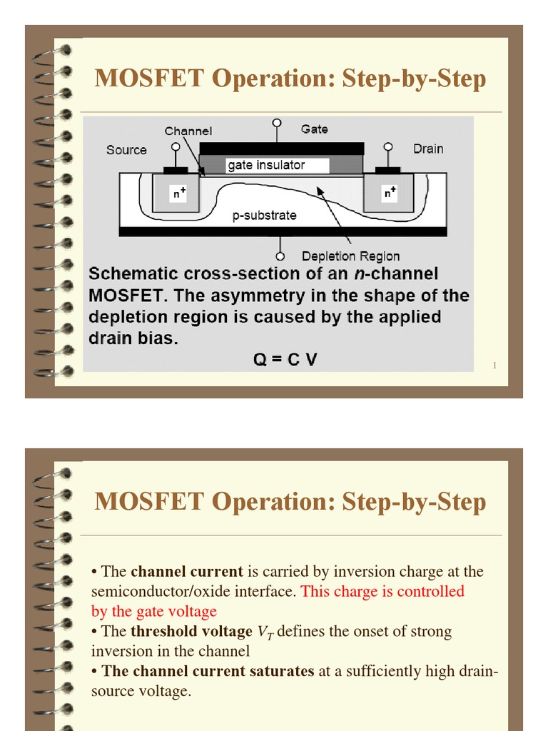 MOSFET Operation: Step by Step MOSFET Operation: Step-by-Step | PDF ...