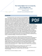 ACS Issue Brief Shelby County Voting Rights CAC Final Draft 2.7