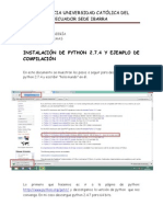 Python - Instalación y compilación