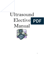 Ultrasound Elective Manual[1]