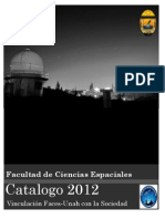 Facultad de Ciencias Espaciales Catálogo de Vinculación 2012_Preprint