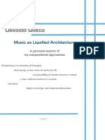 Music as Liquefied Architecture