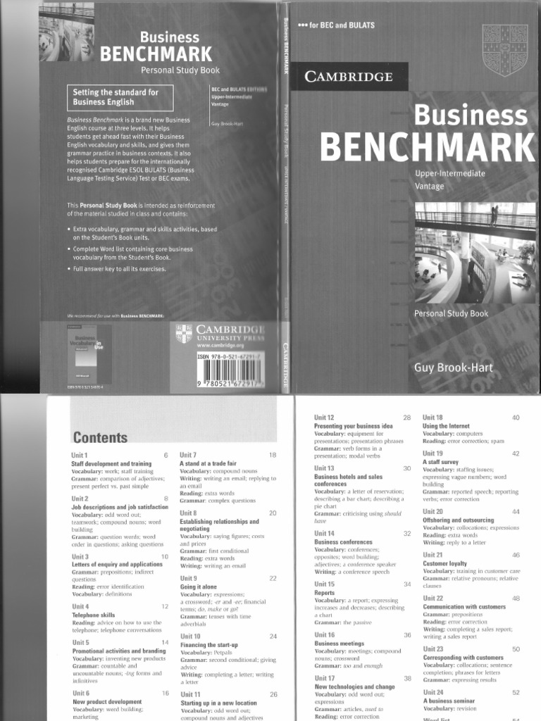 Business Benchmark Upper-Intermediate Bec | PDF