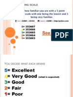 5 Point Grading Scale