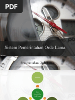 Sistem Pemerintahan Orde Lama