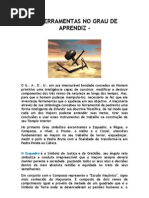 As Ferramentas No Grau de Aprendiz