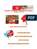 Free Burma Federation: Newsletter, Volume 2, Issue 4, 2009