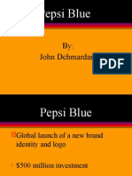 Pepsi Blue: By: John Dehmardan