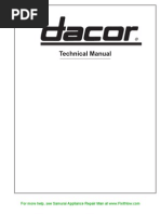 Download Dacor Technical Manual by Samurai Appliance Repair Man SN14008662 doc pdf