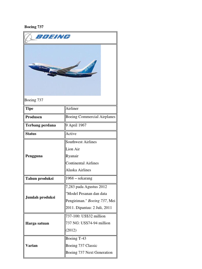 Boeing 737 | PDF