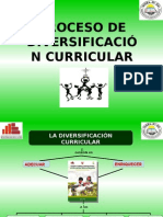 Diversificacion Curricular - Ugel 04