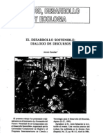 El Desarrollo Sostenible. Diálogo de Discursos