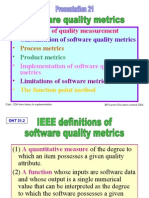 Objectives of Quality Measurement