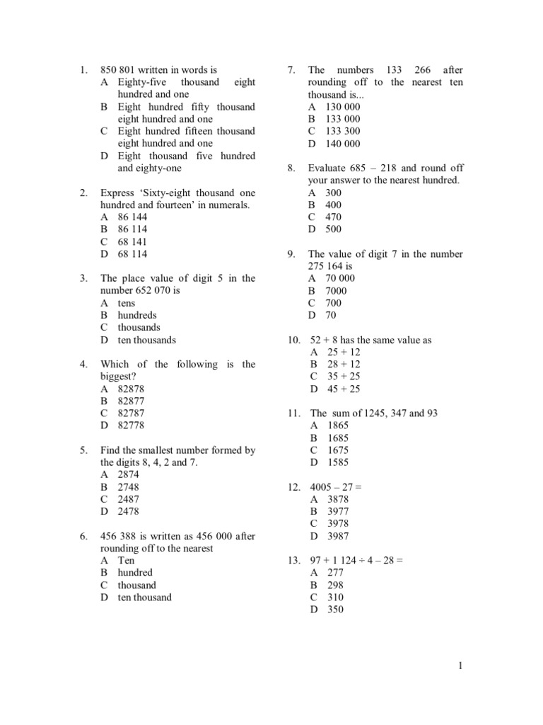 12 Quiz Matematik Tingkatan 1 Info Resepi My