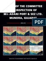 Report of The Committee For Inspection of M/s Adani Port & SEZ Ltd. Mundra, Gujarat