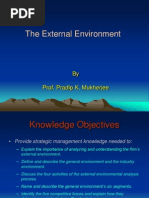 The External Environment: by Prof. Pradip K. Mukherjee