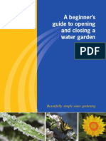 A Beginner's Guide To Opening and Closing A Water Garden: Beautifully Simple Water Gardening