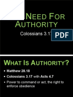 The Need for Biblical Authority