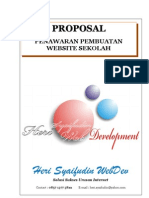 Proposal Penawaran Website Sekolah Dan Instansi