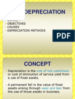 Depreciation: Concept Objectives Causes Depreciation Methods