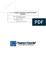 N-1-1 Contingency Analysis Using Powerworld Simulator