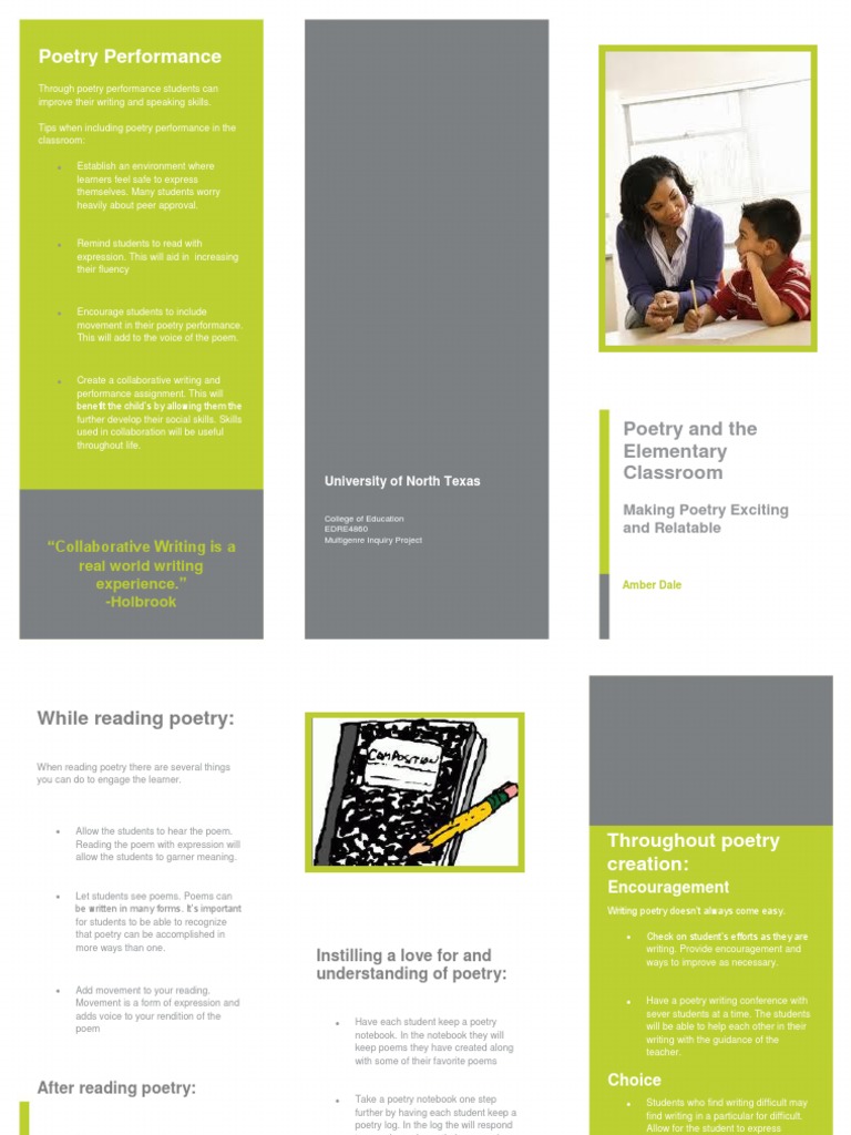 Brochure | PDF | Poetry | Education Theory