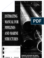 Cost Estimating Manual For Pipelines and Marine Structures