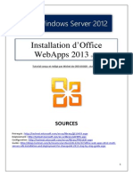 Installation d'Office WebApp 2013 (tuto de A à Z)