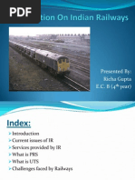 Presentation On Indian Railways-03