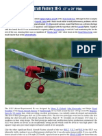 Royal Aircraft Factory SE-5: 47" 70" Plan