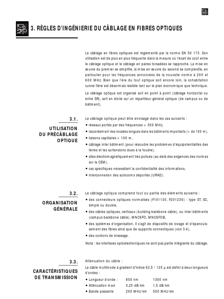 Câblage Optique : Guide Pratique et Avantages | PDF | Fibre optique ...