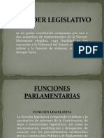 El Poder Legislativo