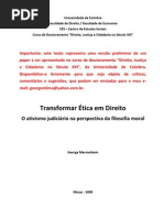 Transformar Ética em Direito