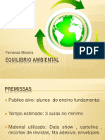 Equilíbrio ambiental aula dinâmica consumismo