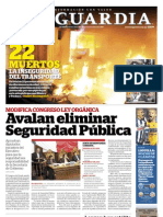 Portada Vanguardia 080513