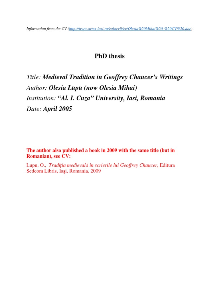Phd thesis 2005