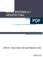 Matriz Epistémica y Arquitectura - Arq. Waldemar Cerrón