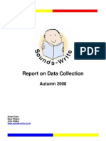 Sounds Write Report On Data Collection 2008