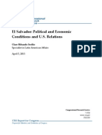 El Salvador - Political and Economic Conditions and U.S. Relations