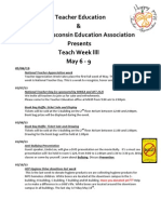 Teach Week Events