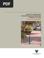 Mobility Pedestrian Plan How To2013