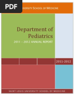 Download 2011-2012 Annual ReportDepartment of PediatricsSaint Louis University School of Medicine by slusompeds SN140180998 doc pdf