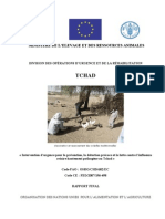 DIVISION DES OPÉRATIONS D'URGENCE ET DE LA RÉHABILITATION TCHAD Intervention D'urgence Pour La Prévention, La Détection Précoce Et La Lutte Contre L'influenza Aviaire Hautement Pathogène Au Tchad