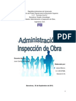 Administración e Inspección de Obra 1