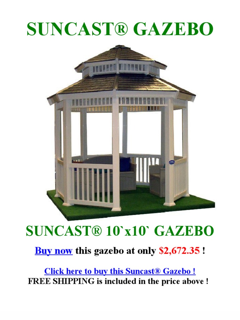 Suncast Gazebo Suncast 10