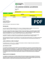 NTP 442 - Investigación de Accidentes-Incidentes - Procedimiento